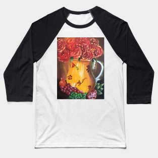 Vase of Roses Baseball T-Shirt